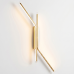 K2 Lights Modern Linear Gold LED Wall Light - Image 3