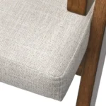 Blue City Decor Norvique Cane Arm Dining Chair Set - Image 4