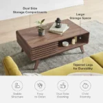 Blue City Decor Solvane Modern Living Room Center Table - Image 7