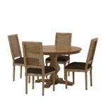 Blue City Decor Orvessa Luxe Cane Dining Set - Image 2