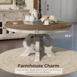 Blue City Decor Classic Heritage Round Dining Table - Image 2