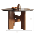 Blue City Decor Norwick Modern Glass Dining Set - Image 5