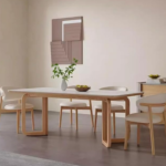 Buy Blue City Decor Asterra Marble Top Wooden Dining Set | Dining Set | Wooden Dining Set | 6 Seater Dining Set | Marble Top Dining | Dining Room Furniture | Solid Wood Furniture | Blue City Decor