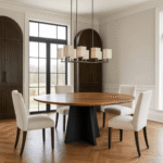 Buy Blue City Decor Ravello Solid Wood Dining Set | Dining Set | Wooden Dining Set | 4 Seater Dining Set | Wooden Top Dining | Dining Room Furniture | Solid Wood Furniture | Blue City Decor