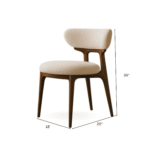 Blue City Decor Noralis Modern Dining Set with Chairs - Image 9