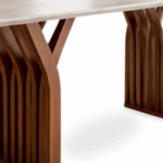 Blue City Decor Caldria Premium Marble Dining Set - Image 4