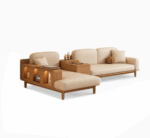 Blue City Decor Solara Upholstered Wooden Daybed Sofa - Image 6