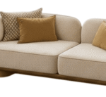Blue City Decor Arvique Plush Upholstered Sofa Set - Image 4