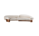 Blue City Decor Astrelle Upholstered Wooden Sofa - Image 7