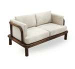 Blue City Decor Caldric Premium Upholstered Wooden Sofa - Image 7