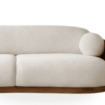 Blue City Decor Luxe Plush Upholstered Sofa - Image 2