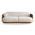 Blue City Decor Luxe Plush Upholstered Sofa - Image 3