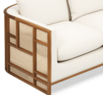Blue City Decor Solthera Wooden Cane Sofa - Image 6