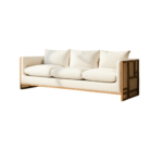 Blue City Decor Solthera Wooden Cane Sofa - Image 2