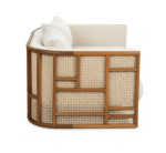 Blue City Decor Solthera Wooden Cane Sofa - Image 4