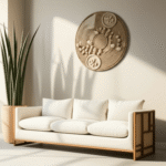 Buy Blue City Decor Solthera Wooden Cane Sofa | Wooden Sofa | Rattan Sofa | Premium Sofa | Living Room Furniture | Solid Wood Furniture | Blue City Decor