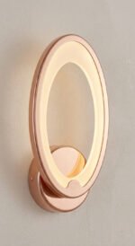 K2 Lights Rosegold Halo Wall Light - Image 4