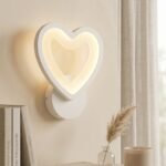K2 Lights Velvet Heart Wall Lamp - Image 2