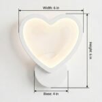 K2 Lights Velvet Heart Wall Lamp - Image 5