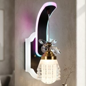 Buy K2 Lights Crystal Petal Aura Wall Light | LED Wall Lamp | LED Wall Light | Wall Lamp | Wall Light | Modern Light | Premium Light | Decor Light | Home Lighting | Interior Lighting | Luxury Lighting