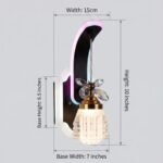 K2 Lights Crystal Petal Aura Wall Light - Image 5