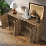 Blue City Decor Florenza Hand-Carved Sideboard - Image 2