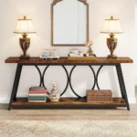 Blue City Decor Lexington Long Wooden Console Table - Image 5