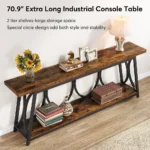 Blue City Decor Lexington Long Wooden Console Table - Image 4