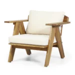Blue City Decor Solstice Outdoor Lounge Chair Set with Cushions - Image 4