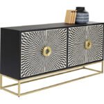 Blue City Decor Monochrome Luxe Sideboard - Image 3