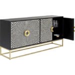 Blue City Decor Monochrome Luxe Sideboard - Image 5