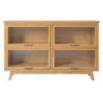 Blue City Decor Lexington Glass Door Buffet Cabinet - Image 2