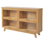 Blue City Decor Lexington Glass Door Buffet Cabinet - Image 6