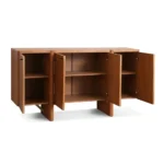 Blue City Decor Urban Haven Wooden Storage Cabinet - Image 5