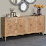 Blue City Decor Heritage Bloom Wooden Sideboard - Image 2