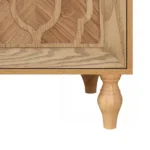 Blue City Decor Heritage Bloom Wooden Sideboard - Image 7