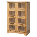Blue City Decor Havenwood Tall Storage Display Cabinet - Image 2