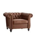 Blue City Decor Wellington Chesterfield Club Chair - Image 7
