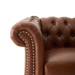Blue City Decor Wellington Chesterfield Club Chair - Image 4