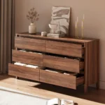 Blue City Decor Modern Crest 6 Drawer Chest - Image 4
