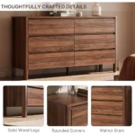 Blue City Decor Modern Crest 6 Drawer Chest - Image 5