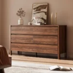 Blue City Decor Modern Crest 6 Drawer Chest - Image 3