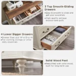 Blue City Decor Countryside Charm Chest of Drawers - Image 3