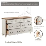 Blue City Decor Countryside Charm Chest of Drawers - Image 4