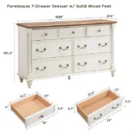 Blue City Decor Countryside Charm Chest of Drawers - Image 5