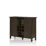 Blue City Decor Espresso Crest Bar Sideboard - Image 8