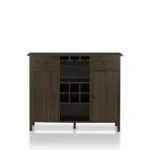 Blue City Decor Espresso Crest Bar Sideboard - Image 4