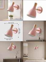 K2 Lights Veloura Pink Wall Lamp - Image 6