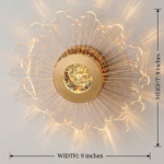 K2 Lights Sunpetal LED Wall Lamp - Image 5