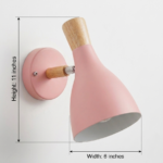 K2 Lights Veloura Pink Wall Lamp - Image 5